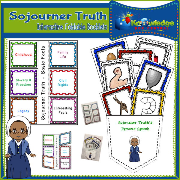 Sojourner Truth Interactive Foldable Booklets