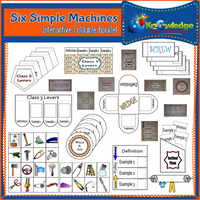 Six Simple Machines Interactive Foldable Booklets