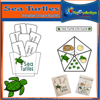 Sea Turtles Interactive Foldable Booklets