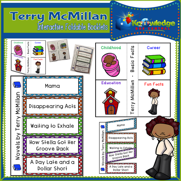 Terry McMillan Interactive Foldable Booklets