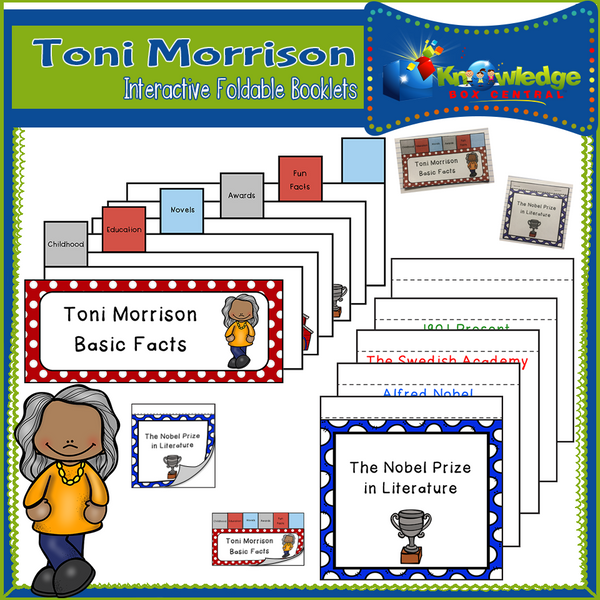 Toni Morrison Interactive Foldable Booklets