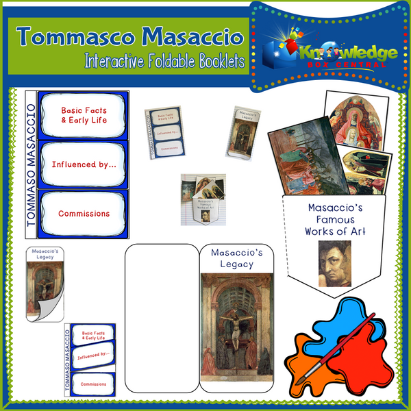 Tommaso Masaccio Interactive Foldable Booklets