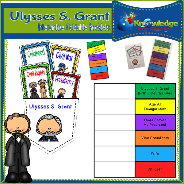 Ulysses S. Grant Interactive Foldable Booklets