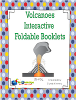 Volcanoes Interactive Foldable Booklets