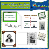 Women's Suffrage: Lucy Stone Interactive Foldable Booklets