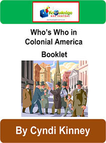 Who's Who in Colonial America Interactive Foldable Booklets