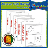 Alabama State History Lapbook Journal