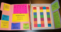 COMPLETED PHOTO Addition & Subtraction Basic Facts Games Lapbook / Interactive Notebook