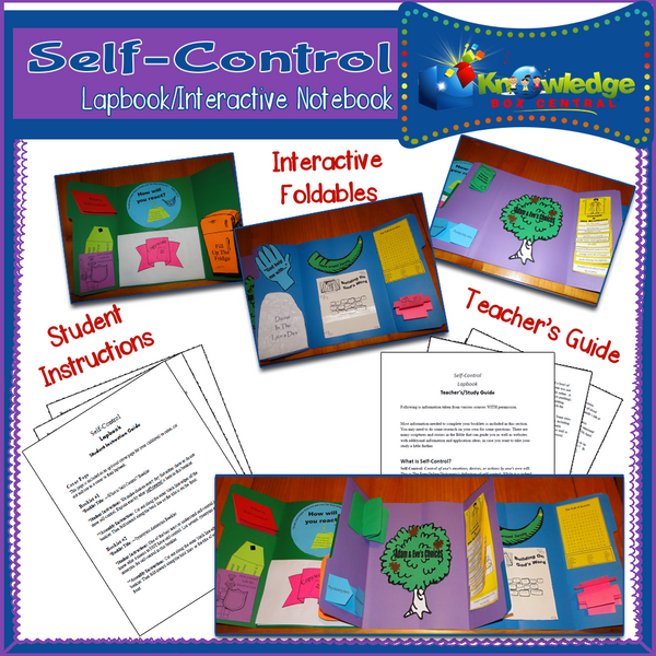 Self Control Lapbook
