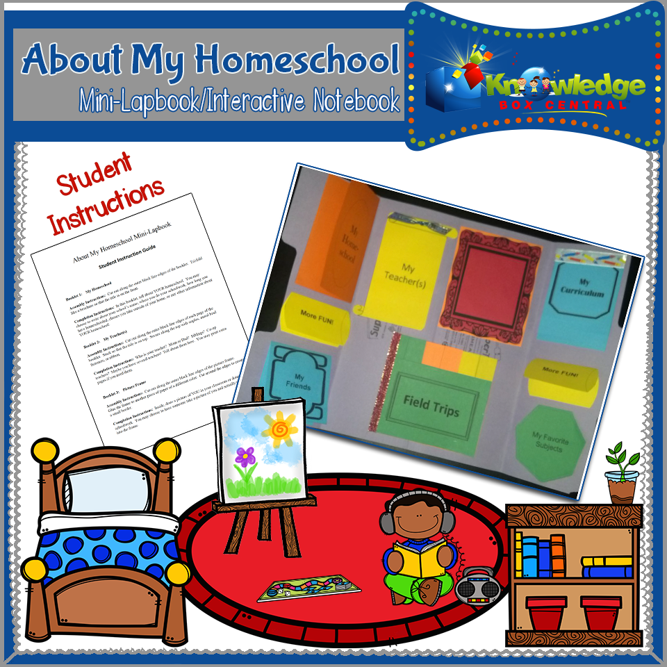 About My Homeschool Mini-Lapbook – Knowledge Box Central
