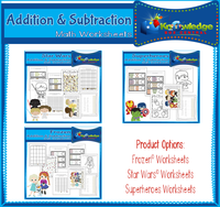 Addition & Subtraction Math Worksheets
