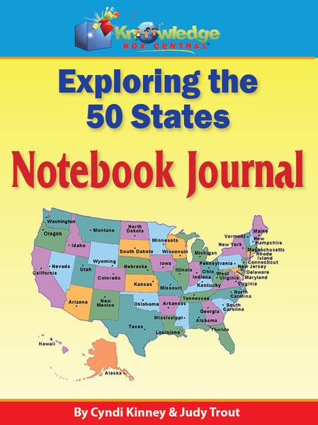 Exploring the 50 States Notebook Journal
