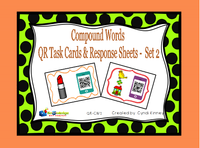 Compound Words QR Code Task Cards