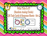 What Time is It? QR Code Task Cards