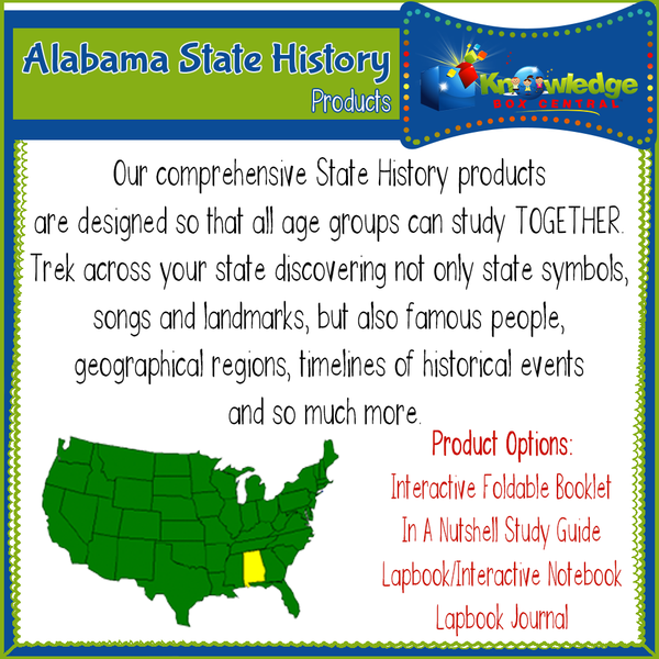 Alabama State History Products