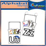 Alphabet Sorting Pockets U-Z