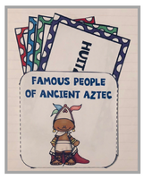 Ancient Aztec Interactive Foldable Booklets