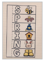 Spring Interactive Foldable Booklets