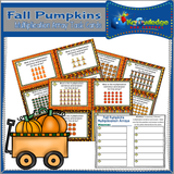 Fall Multiplication Arrays Task Cards