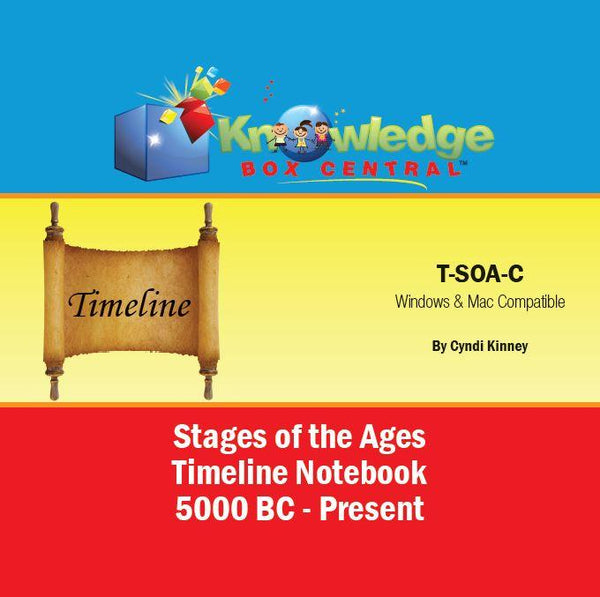Stages of the Ages Timeline Notebook 5000 BC to Present