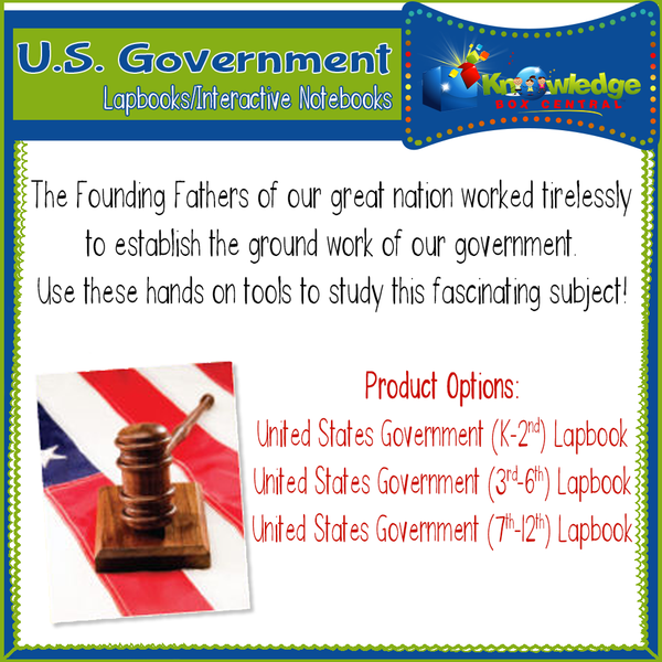 U.S. Governent Lapbooks