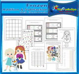 Frozen Addition & Subtraction Math Worksheets